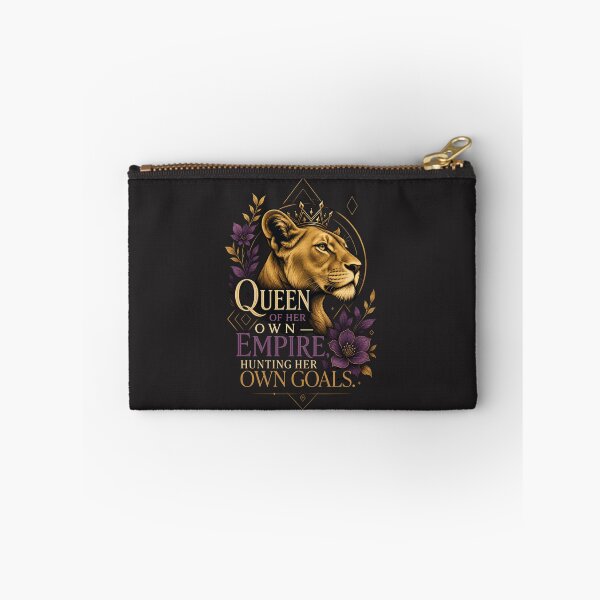 Item preview, Queen of Her Own Empire Lioness Female Entrepreneur Motivation Design designed and sold by Bennie Singh.