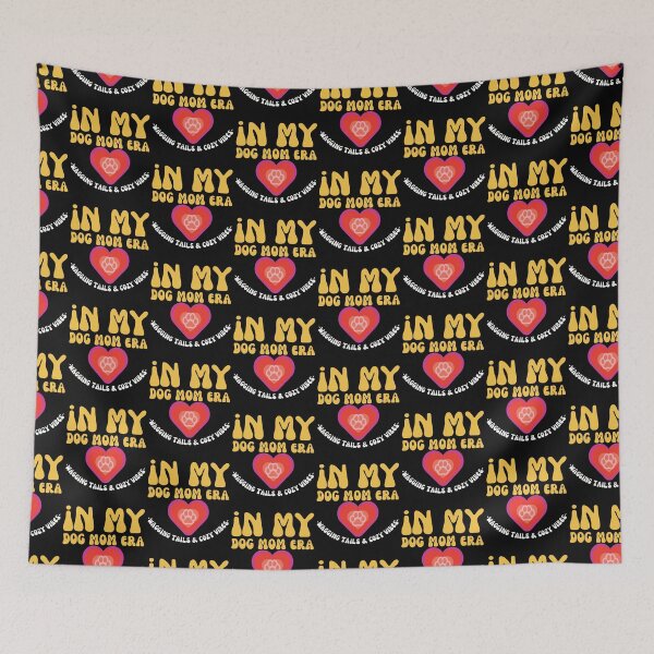 Item preview, Groovy In My Dog Mom Era Wagging Tails Retro Gift designed and sold by mumchaosdesigns.