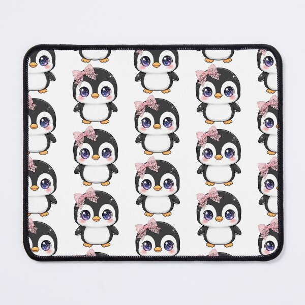 Item preview, Cute penguin with pink lace designed and sold by priyankajustine.