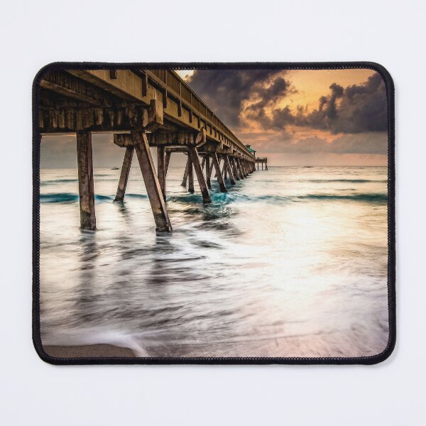 Item preview, Silky Waves Beneath Deerfield Pier designed and sold by Craig Bernstein.
