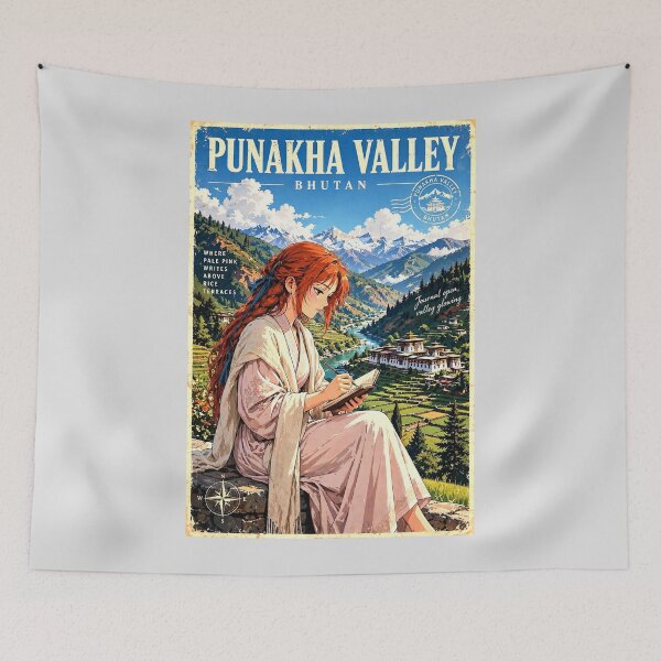 Item preview, Bhutan — Punakha Valley — Writing Among the Himalayas designed and sold by DibujandoPorfa.