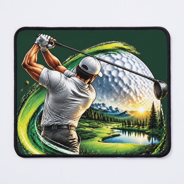Item preview, Never Give Up Golf Motivation Design designed and sold by M. Mamdouh Artworks.