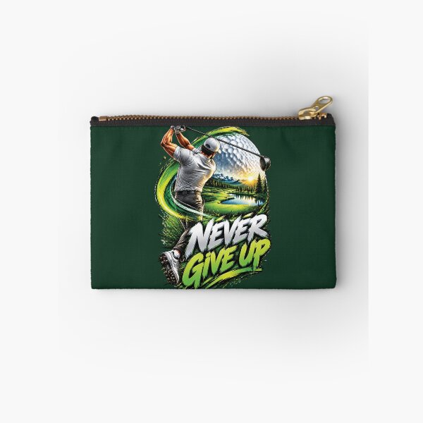 Item preview, Never Give Up Golf Motivation Design designed and sold by M. Mamdouh Artworks.