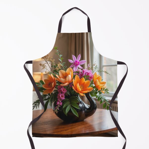 Item preview, Orange Lily Floral Arrangement - Elegant Botanical Home Decor designed and sold by nhk999.