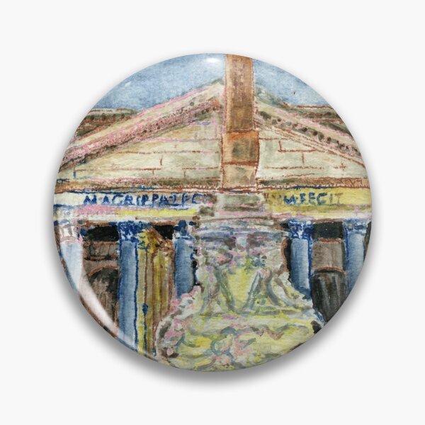 Item preview, Piazza Della Rotonda, the Church of Santa Maria Rotonda the Pantheon and the Fontana del Pantheon and Egyptian Obelisk designed and sold by LymphomaLass.