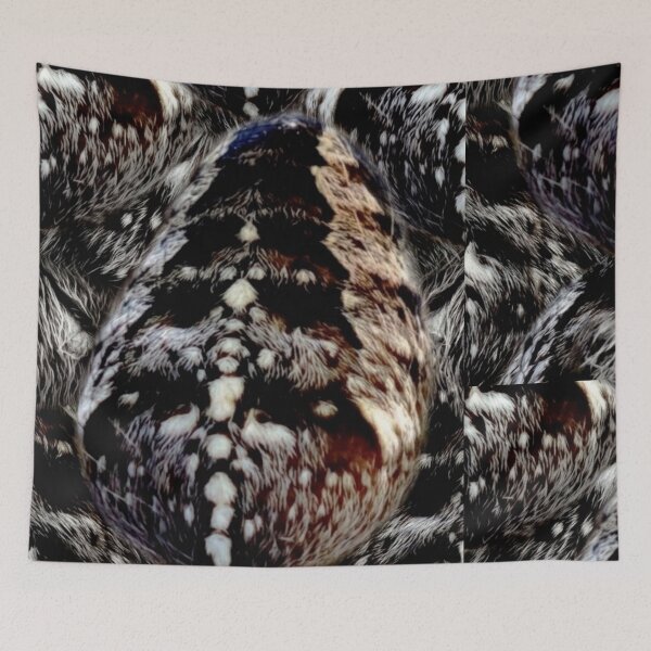 Item preview, Cross spider pattern macro nature spider skin arachnid designed and sold by Ascooepics.