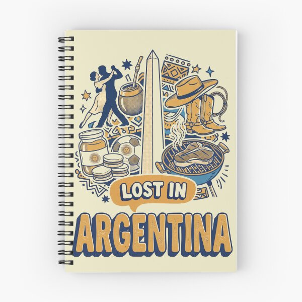 Item preview, Lost In Argentina Retro Tango Culture Doodle Art designed and sold by Ada’s Mystic Atelier .