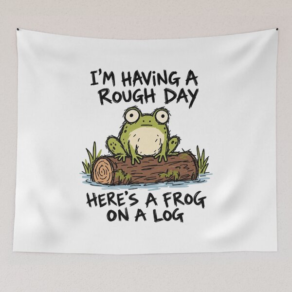Item preview, Here's A Frog On A Log designed and sold by MonkiFlipp.