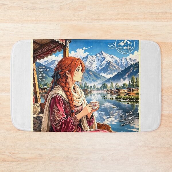 Item preview, India — Kashmir — Tea Upon the Himalayan Lake designed and sold by DibujandoPorfa.