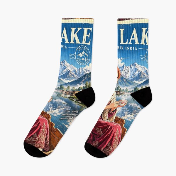 Item preview, India — Kashmir — Tea Upon the Himalayan Lake designed and sold by DibujandoPorfa.