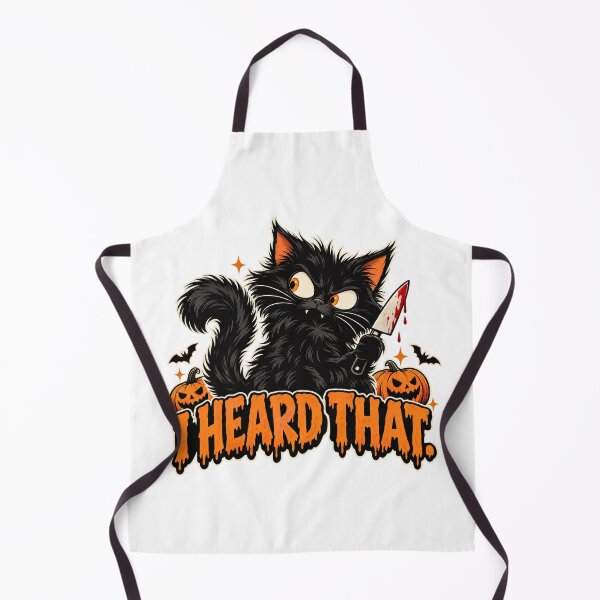 Item preview, Funny Black Cat With Knife Halloween Sticker designed and sold by PhelipeCasanova.