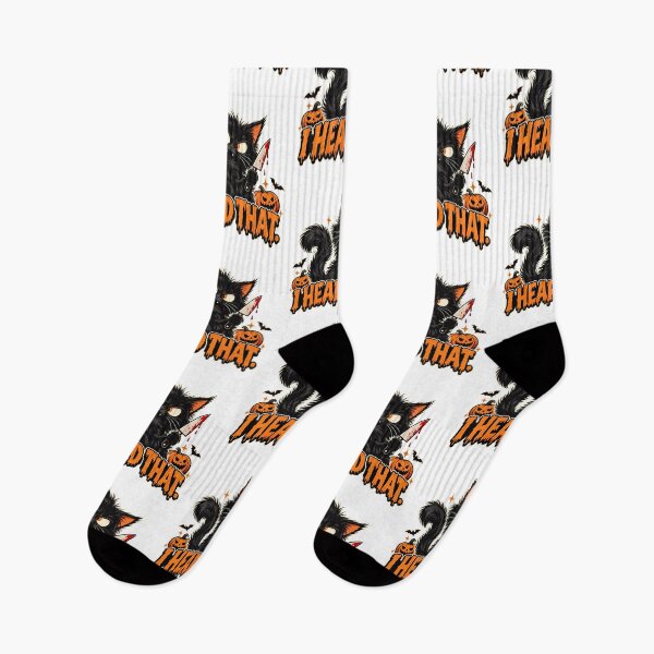 Item preview, Funny Black Cat With Knife Halloween Sticker designed and sold by PhelipeCasanova.