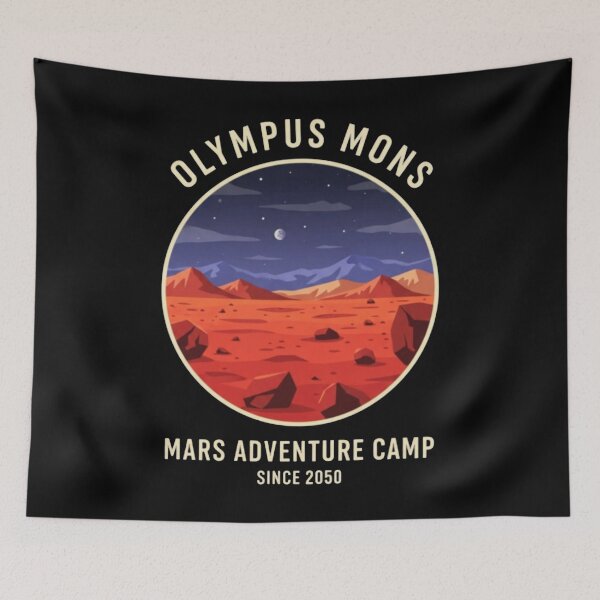 Item preview, Olympus Mons Mars Adventure Camp designed and sold by triciajwilliams.