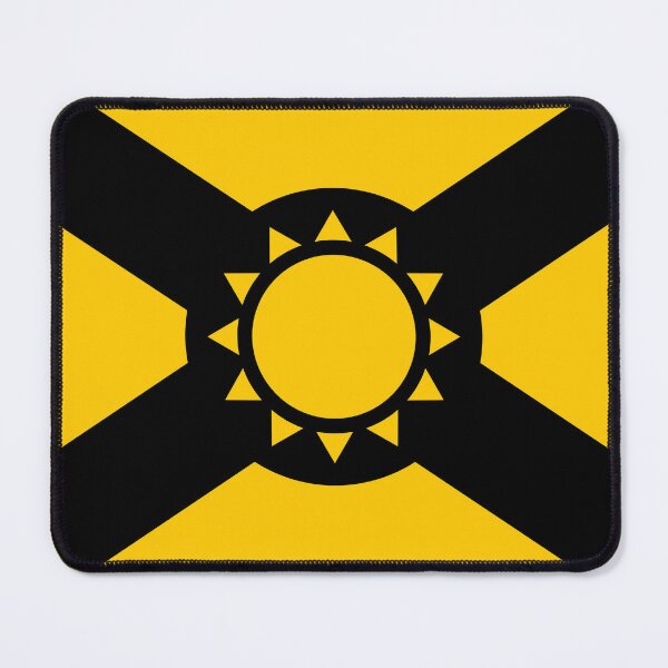 Item preview, Simplified Florida Flag in Black and Gold designed and sold by Karate Octopus.