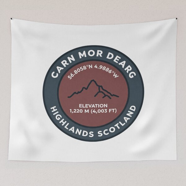 Item preview, Carn Mor Dearg Highlands Scotland Mountain Hiking designed and sold by jeshands.