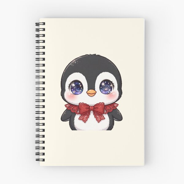Item preview, Cute penguin with red lace bow tie designed and sold by priyankajustine.