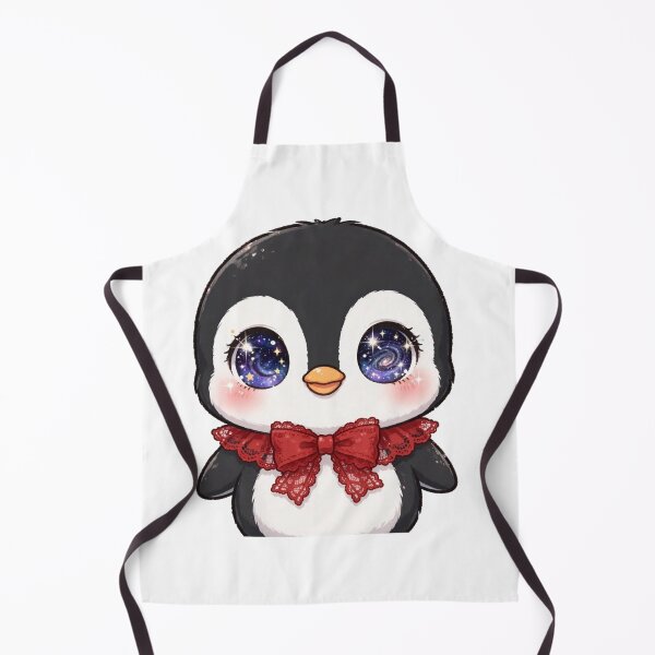 Item preview, Cute penguin with red lace bow tie designed and sold by priyankajustine.