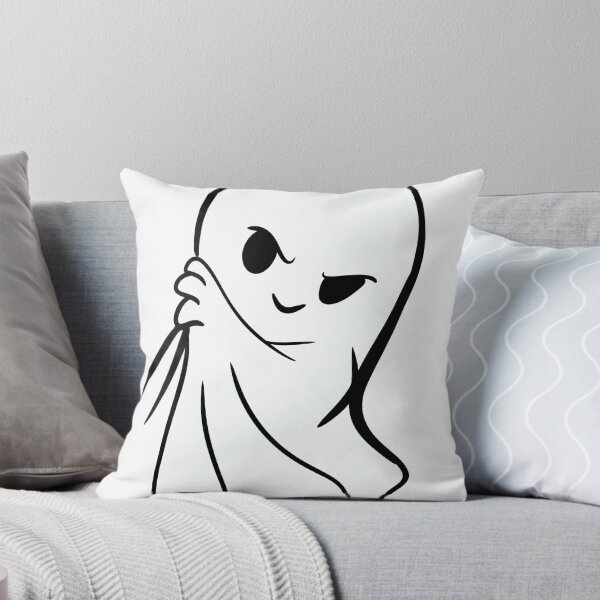 Item preview, Cute Sassy Little Ghost Line Art — Minimalist Halloween Sticker Design designed and sold by LYAN-STORE.