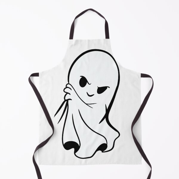 Item preview, Cute Sassy Little Ghost Line Art — Minimalist Halloween Sticker Design designed and sold by LYAN-STORE.