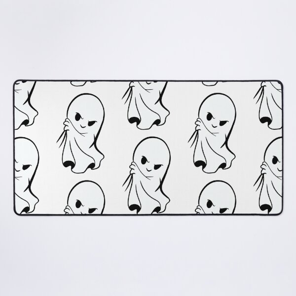 Item preview, Cute Sassy Little Ghost Line Art — Minimalist Halloween Sticker Design designed and sold by LYAN-STORE.