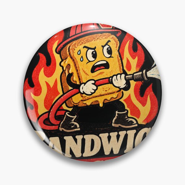 Item preview, Sandwich Emergency Funny Grilled Cheese Vintage T-Shirt designed and sold by desiigned.