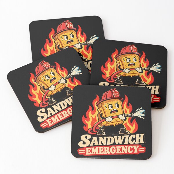 Item preview, Sandwich Emergency Funny Grilled Cheese Vintage T-Shirt designed and sold by desiigned.