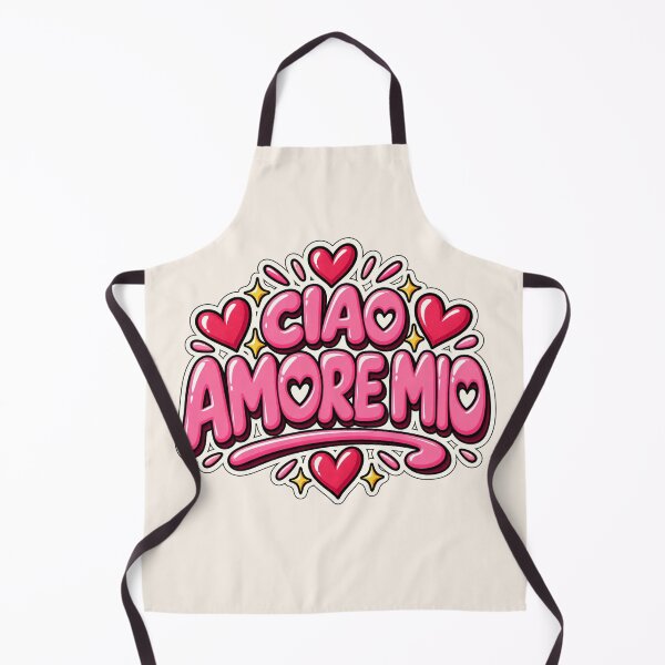 Item preview, Ciao Amore Mio – Cute Italian Love Typography designed and sold by MetaModel Editions.