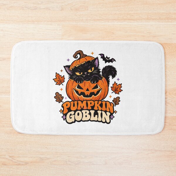 Item preview, Pumpkin Goblin Black Cat Cute Halloween Sticker designed and sold by PhelipeCasanova.