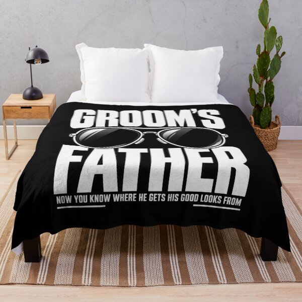 Item preview, Father of The Groom Art for Dad Men Groom Bridal Accessory T-Shirt designed and sold by Trendably.