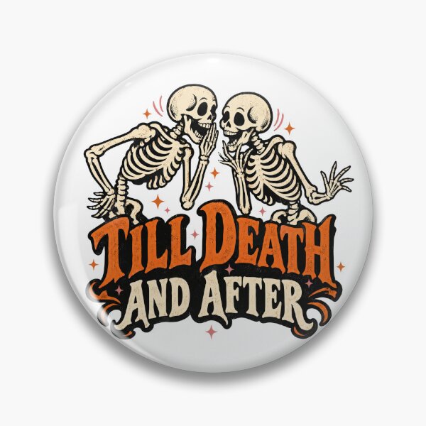 Item preview, Till Death And After Skeleton Gossip Halloween T-Shirt designed and sold by PhelipeCasanova.