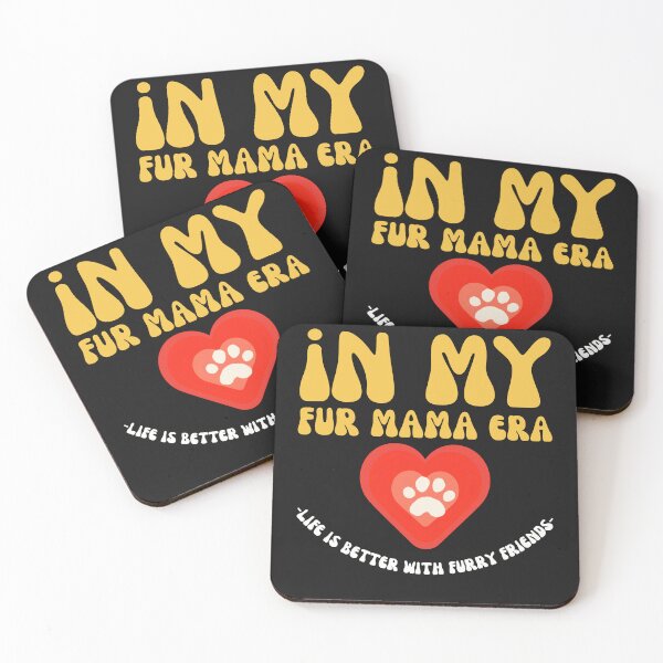 Item preview, Groovy In My Fur Mama Era Life Is Better With Furry Friends designed and sold by mumchaosdesigns.