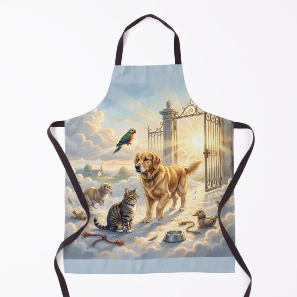 Item preview, Rainbow Bridge Pet Memorial Heavenly Gates designed and sold by Sybille-Yates.