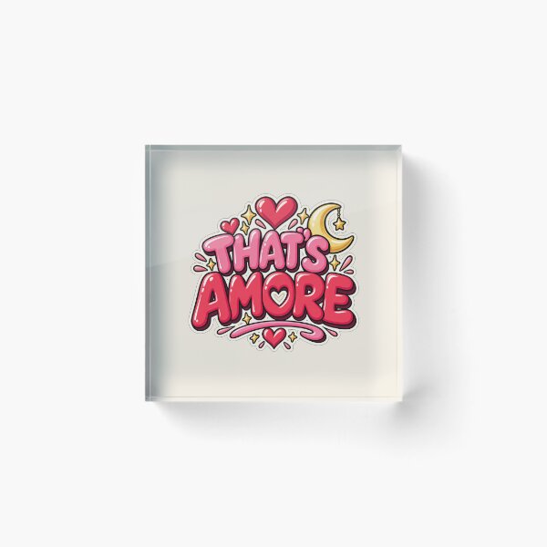 Item preview, That’s Amore – Cute Italian Love Typography designed and sold by MetaModel Editions.