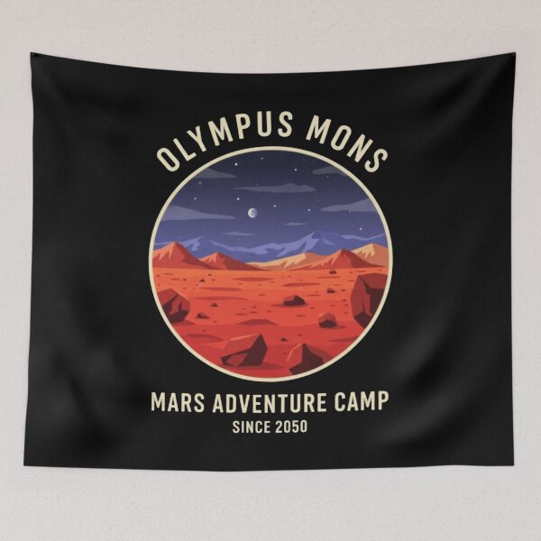 Item preview, Olympus Mons Mars Adventure Camp designed and sold by sanorabenoit.