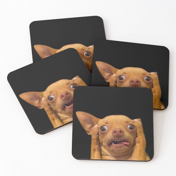 Item preview, Surprised Chihuahua Face Meme Funny Dog Art Design for Animal Lovers designed and sold by MakersFolly.