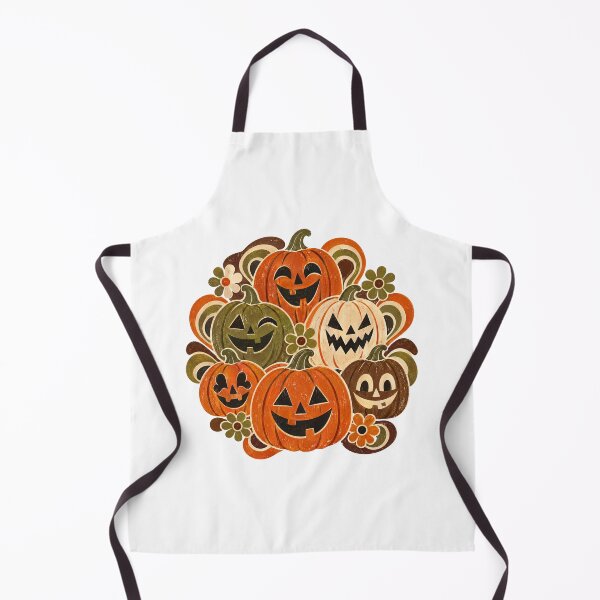 Item preview, Retro 70s Pumpkin Pattern Groovy Halloween Design designed and sold by PhelipeCasanova.