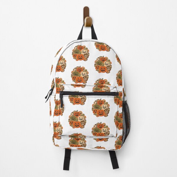 Item preview, Retro 70s Pumpkin Pattern Groovy Halloween Design designed and sold by PhelipeCasanova.