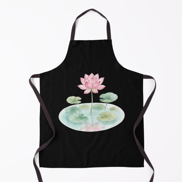 Item preview, Pink Lotus Flower in Calm Water Pond Art    designed and sold by bvdesignart.