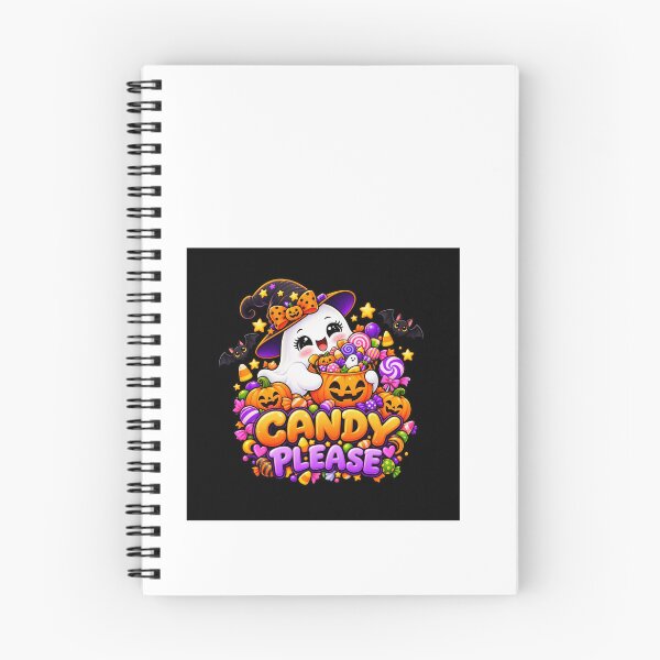 Item preview, Candy Please Halloween T-Shirt – Cute Ghost Candy Bucket & Pumpkin Design designed and sold by dressyside.