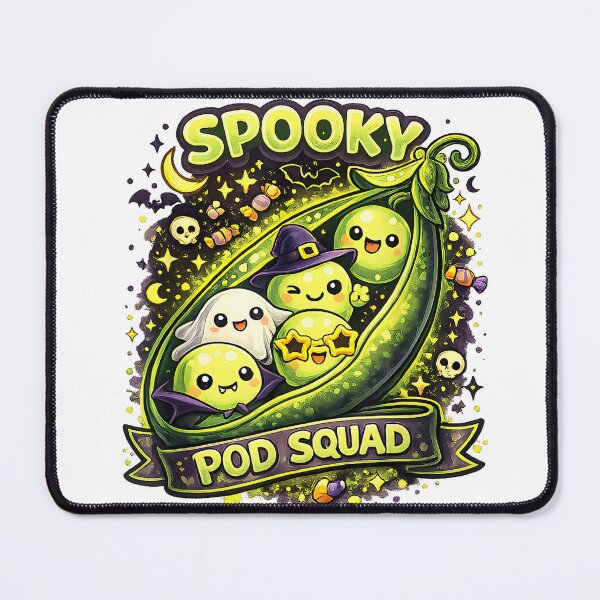 Item preview, Spooky Pod Squad Cute Pea Halloween Costume Crew T-Shirt designed and sold by Alan Cruz.