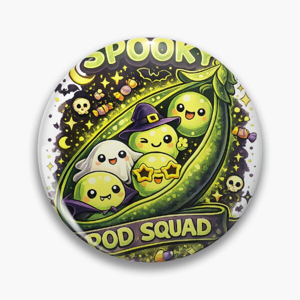 Item preview, Spooky Pod Squad Cute Pea Halloween Costume Crew T-Shirt designed and sold by Alan Cruz.