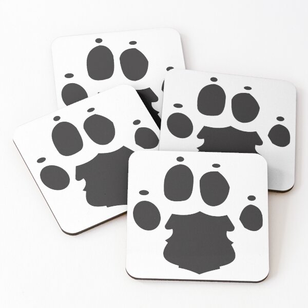 Item preview, black paw print designed and sold by Johnnies.