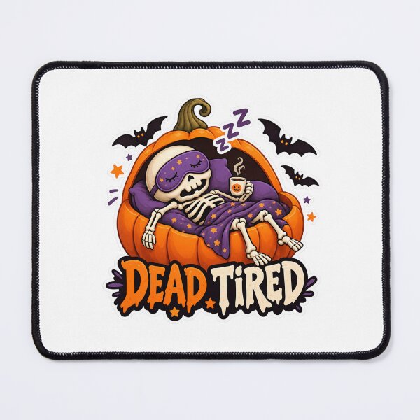 Item preview, Dead Tired Halloween Skeleton designed and sold by Pixanova.