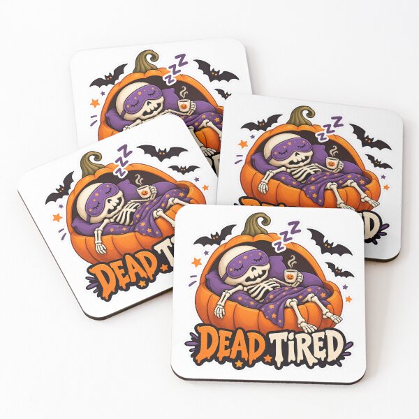 Item preview, Dead Tired Halloween Skeleton designed and sold by Pixanova.
