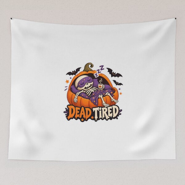 Item preview, Dead Tired Halloween Skeleton designed and sold by Pixanova.