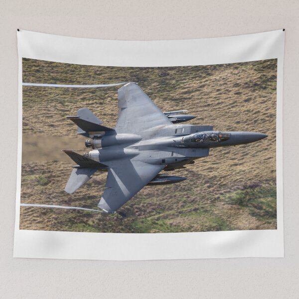 Item preview, USAF F15e in the Mach Loop Wales UK designed and sold by deeve0.