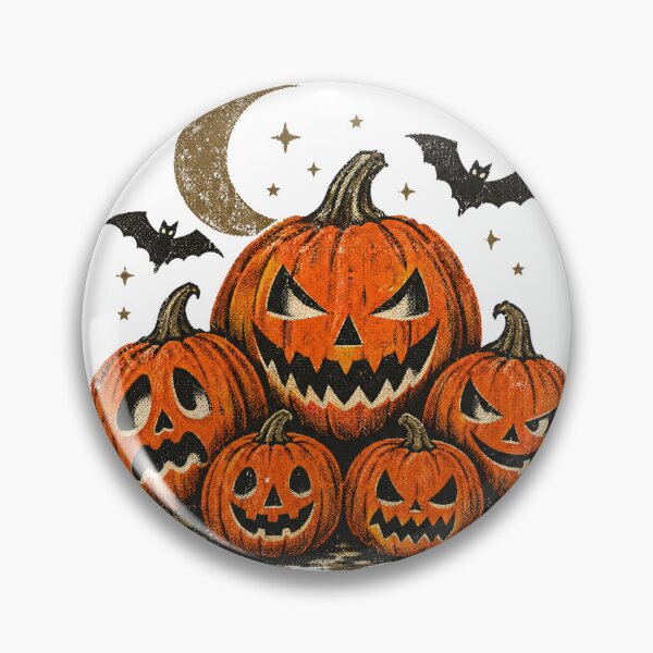 Item preview, Haunted Pumpkin Patch Vintage Retro Halloween Design designed and sold by PhelipeCasanova.
