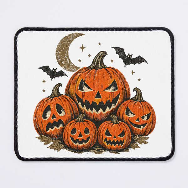 Item preview, Haunted Pumpkin Patch Vintage Retro Halloween Design designed and sold by PhelipeCasanova.