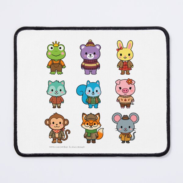 Item preview, Char Char Bear and Friends - Dressed for the Fall season designed and sold by Asterisk-a.
