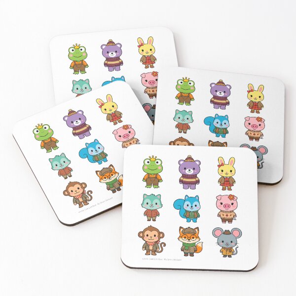 Item preview, Char Char Bear and Friends - Dressed for the Fall season designed and sold by Asterisk-a.